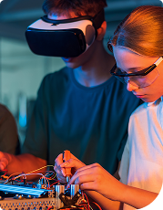 group-teens-doing-experiments-robotics-laboratory-boy-girls-protective-vr-1